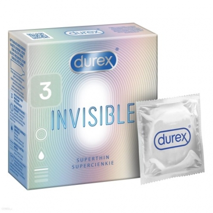 Durex Invisible 3 sztuki